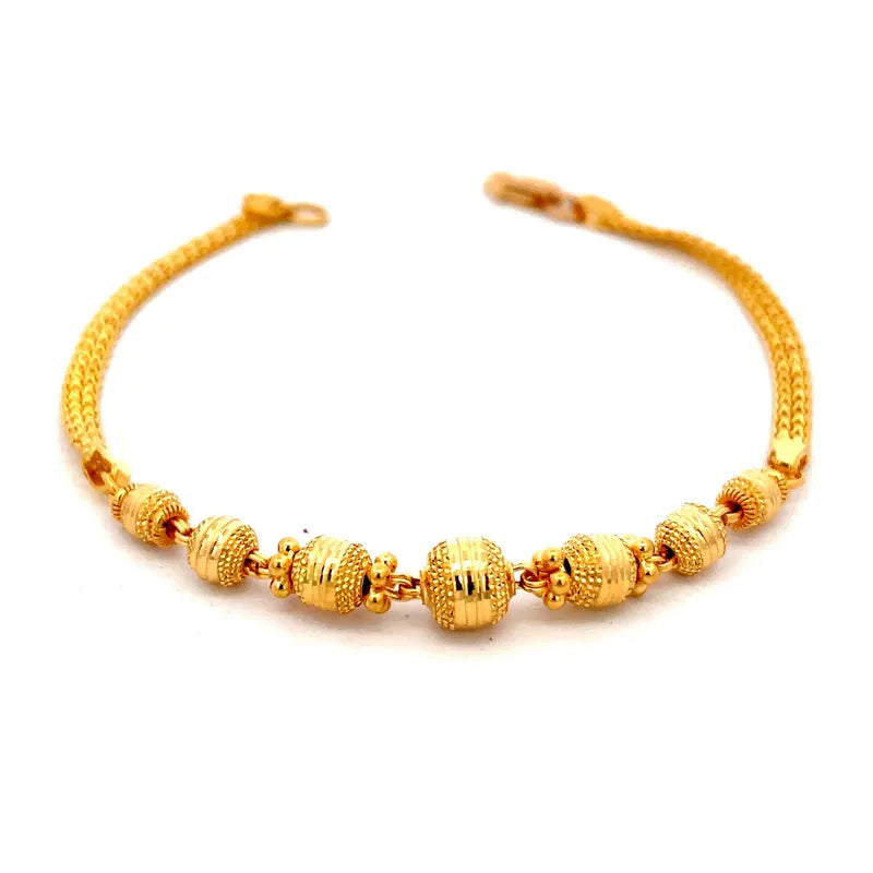 Elegant 22K yellow gold bracelet a timeless and classic jewelry piece