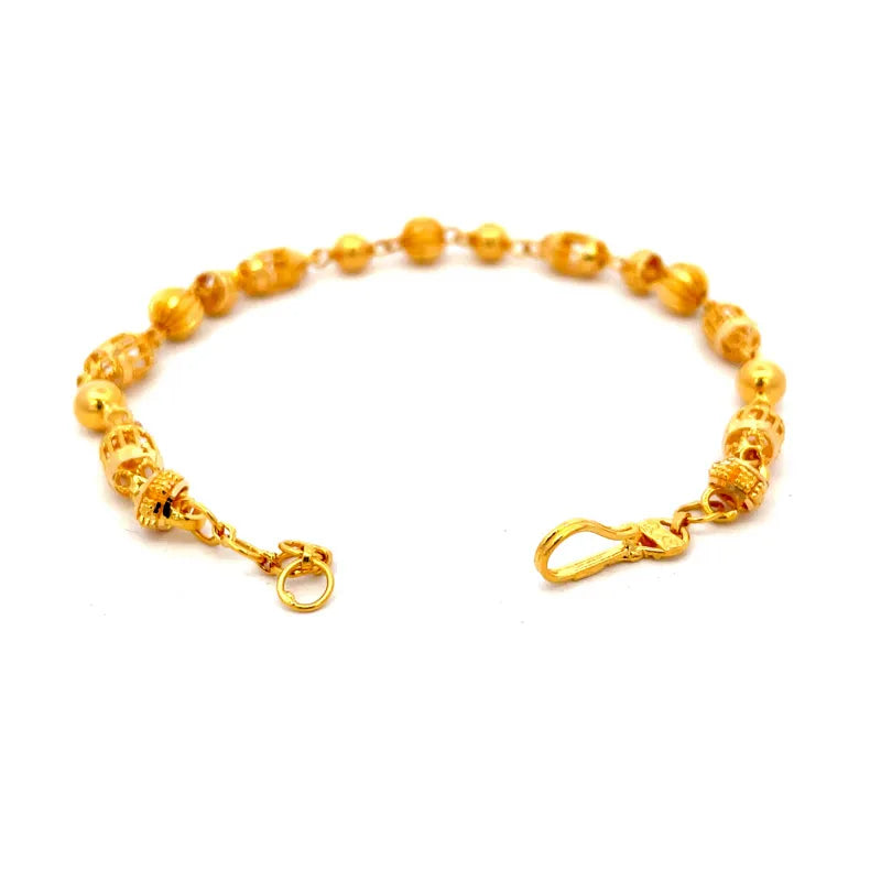 Beautiful 22K Yellow Gold Bracelet Classic Design Timeless Elegance Everyday Wear