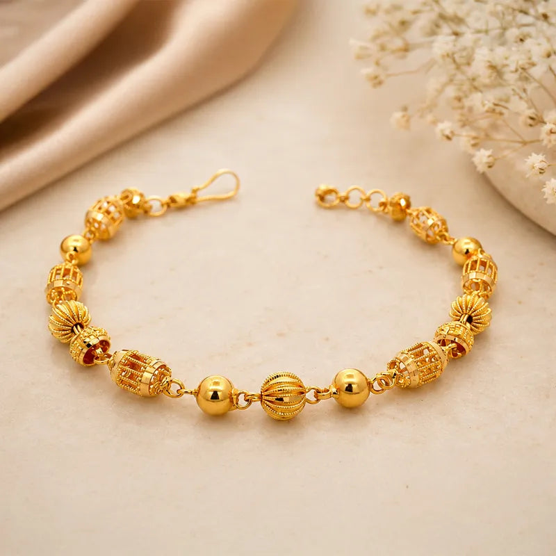 Beautiful 22K Yellow Gold Bracelet Classic Design Timeless Elegance Everyday Wear