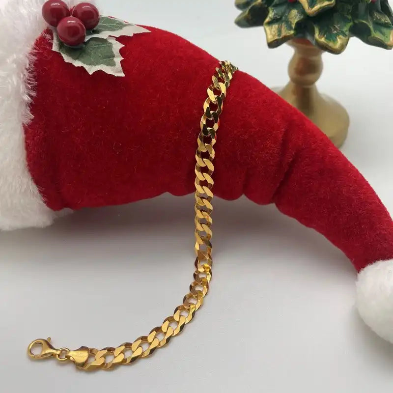 Daily wear Bracelet in 22K Gold for Men - 9 inch