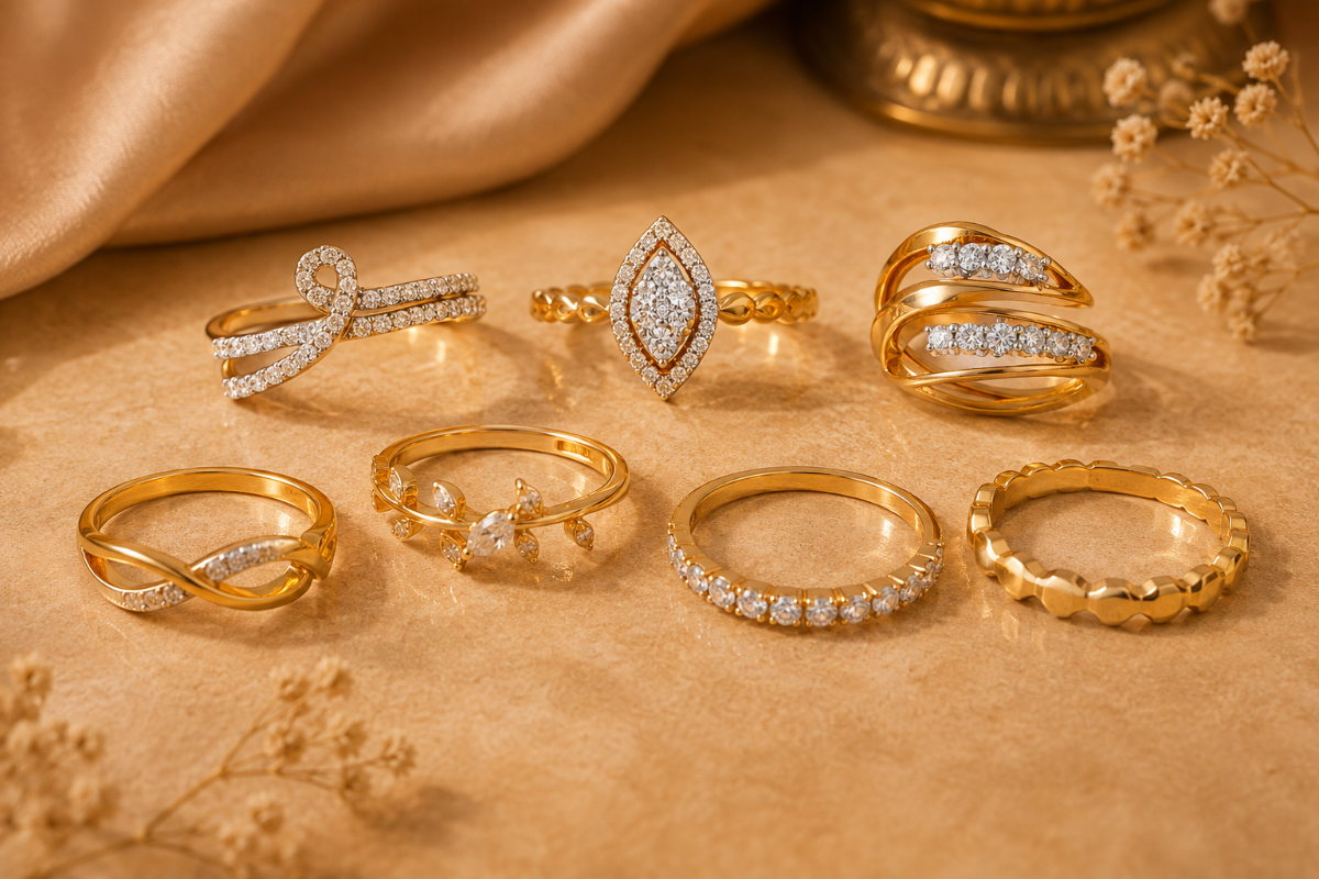 Collections of Gold Fashion Rings