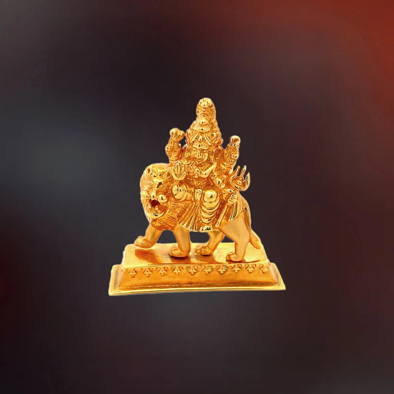 Devi Maa Gold Statue |Sherawali MATA Rani | Spiritual Puja Vastu