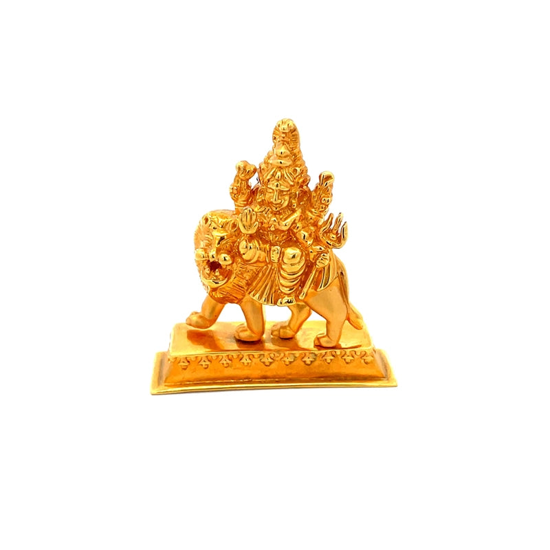 Devi Maa Gold Statue |Sherawali MATA Rani | Spiritual Puja Vastu