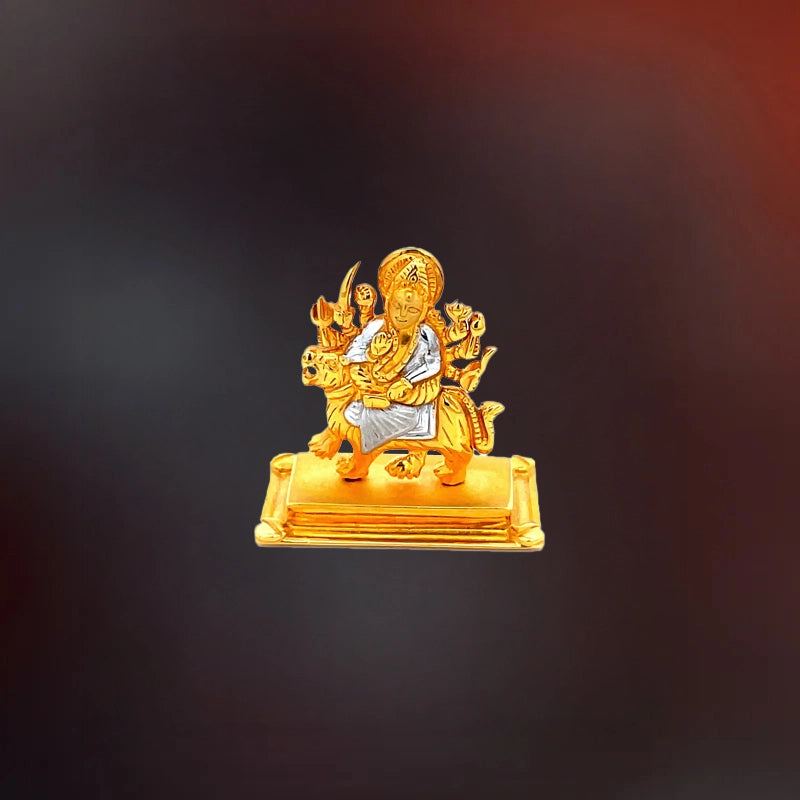 Devi Maa Gold Statue |Sherawali MATA Rani | Spiritual Puja Vastu