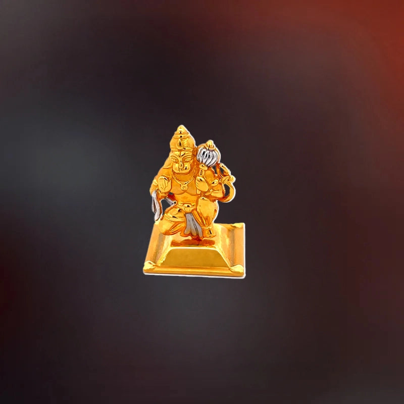 Lord Hanuman Gold Statue | Spiritual Puja Vastu