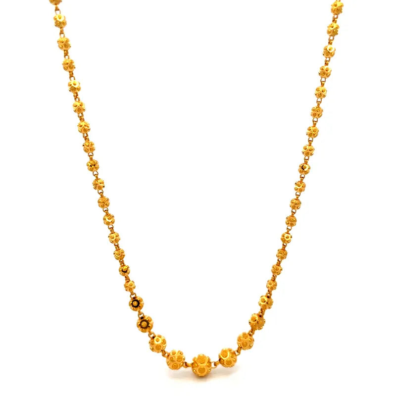 Elegant 22 Karat Yellow Gold Chain for Everyday Wear or Special Occasions