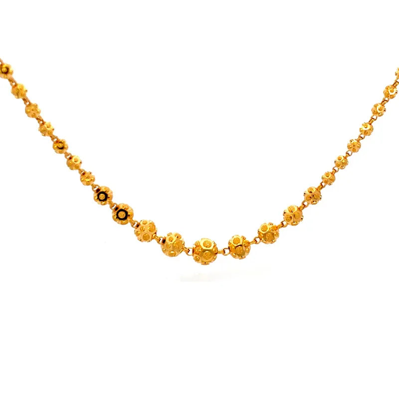 Elegant 22 Karat Yellow Gold Chain for Everyday Wear or Special Occasions