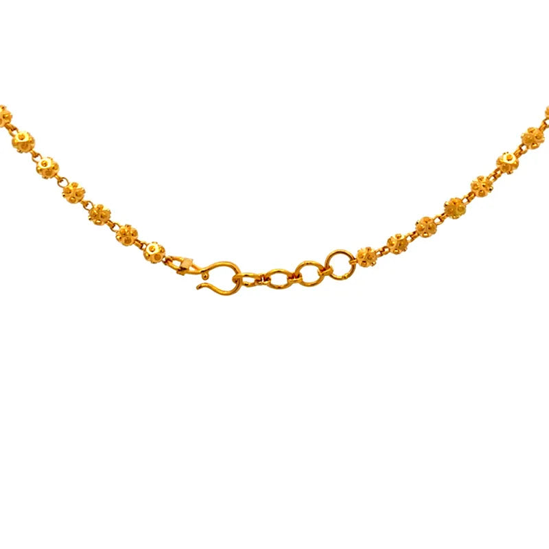 Elegant 22 Karat Yellow Gold Chain for Everyday Wear or Special Occasions
