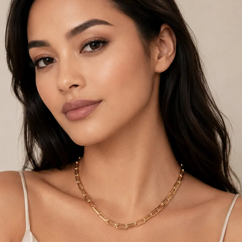 Elegant 22K Yellow Gold Chain for Timeless Everyday Sophistication and Versatile Accessory