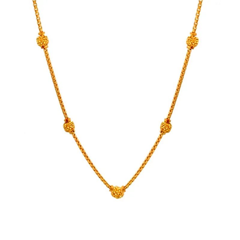 Elegant 22 Karat Yellow Gold Fancy Chain for Everyday Wear or Special Occasions