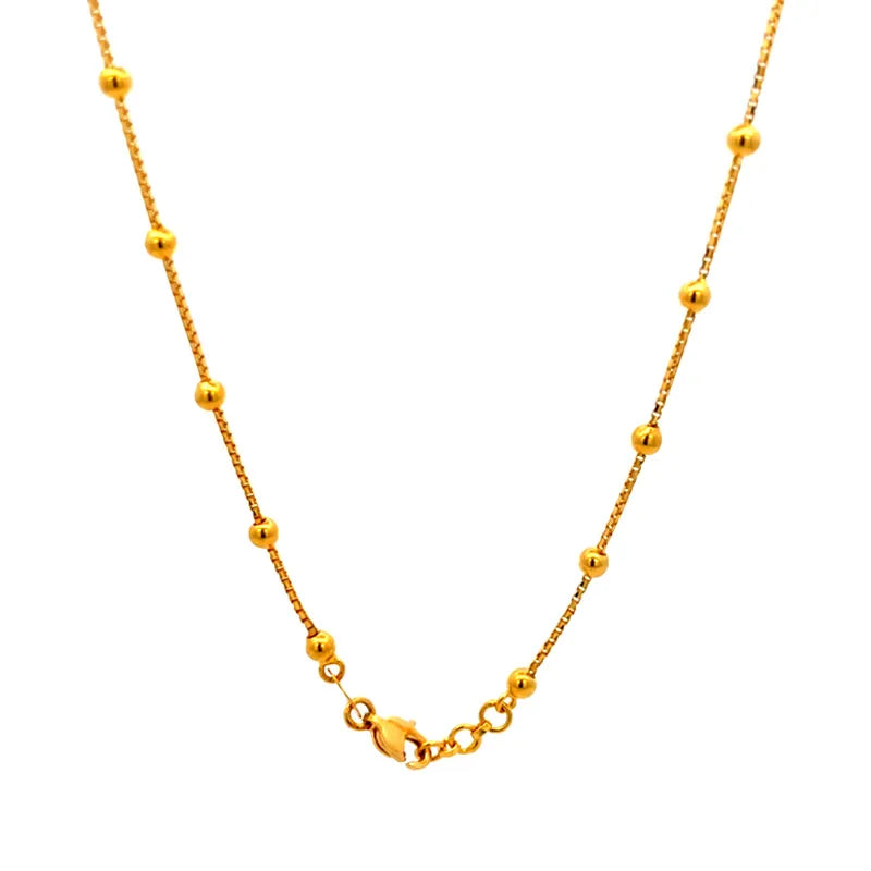Elegant 22K Yellow Gold Fancy Chain for Everyday Sophistication and Special Occasions