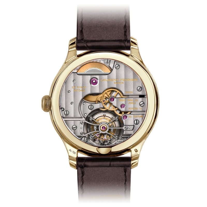 Classic Tourbillon White Enamel Grand Feu – Yellow Gold