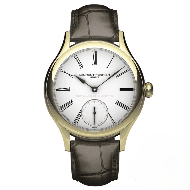 Classic Tourbillon White Enamel Grand Feu – Yellow Gold