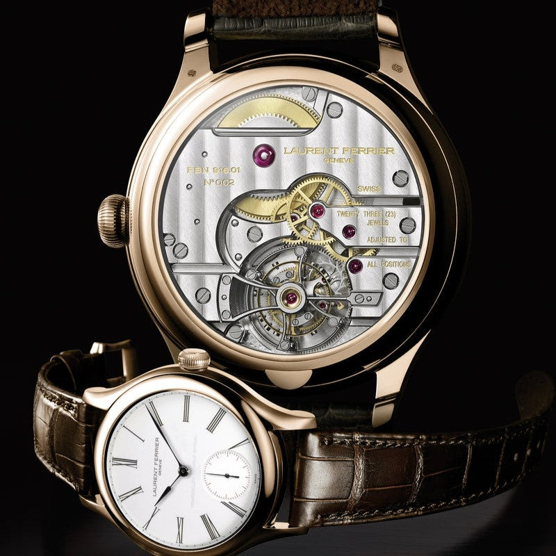 Classic Tourbillon White Enamel Grand Feu – Red Gold
