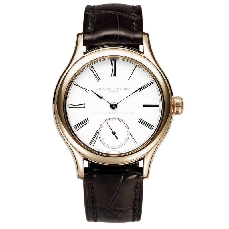 Classic Tourbillon White Enamel Grand Feu – Red Gold
