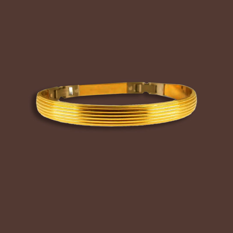 Men's 22K Yellow Gold Kada Bangle