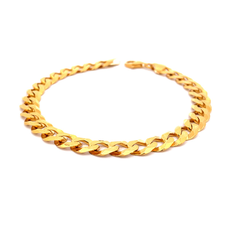 Daily wear Bracelet in 22K Gold for Men - 8.5 inch