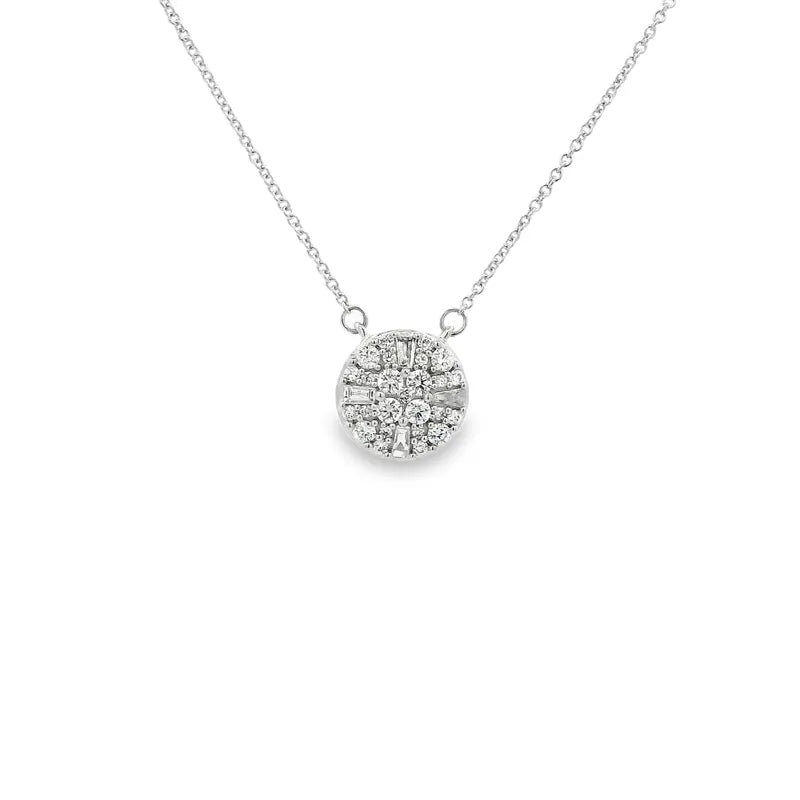 Dainty Diamond Pendant Set