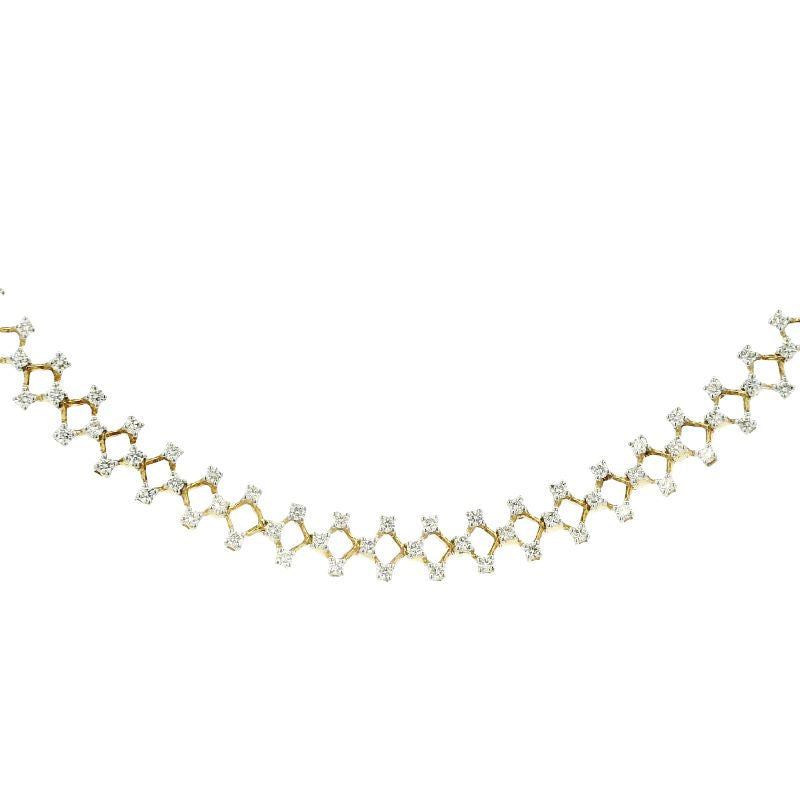 Versatile Gold & Diamond Necklace Set