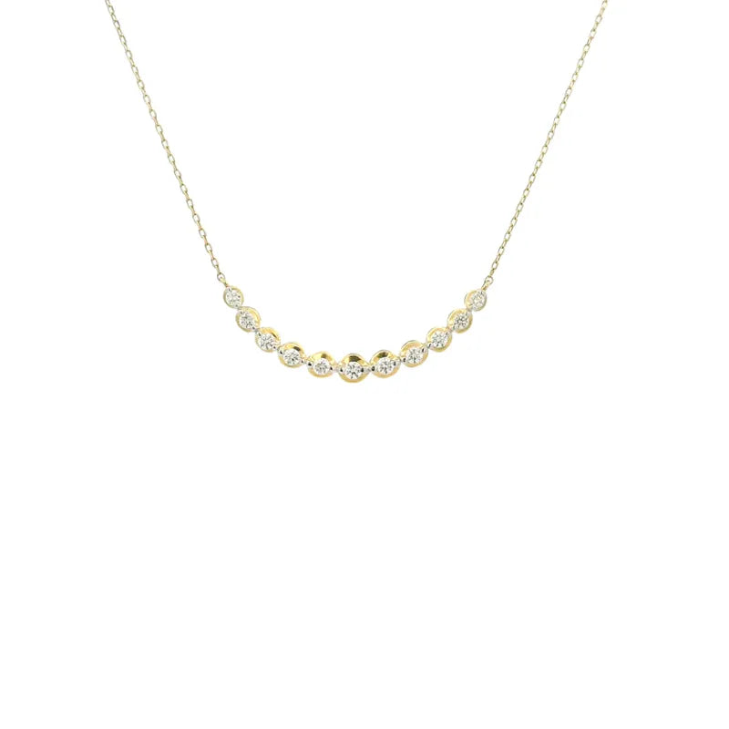 Elegant Gold and Diamond Necklace