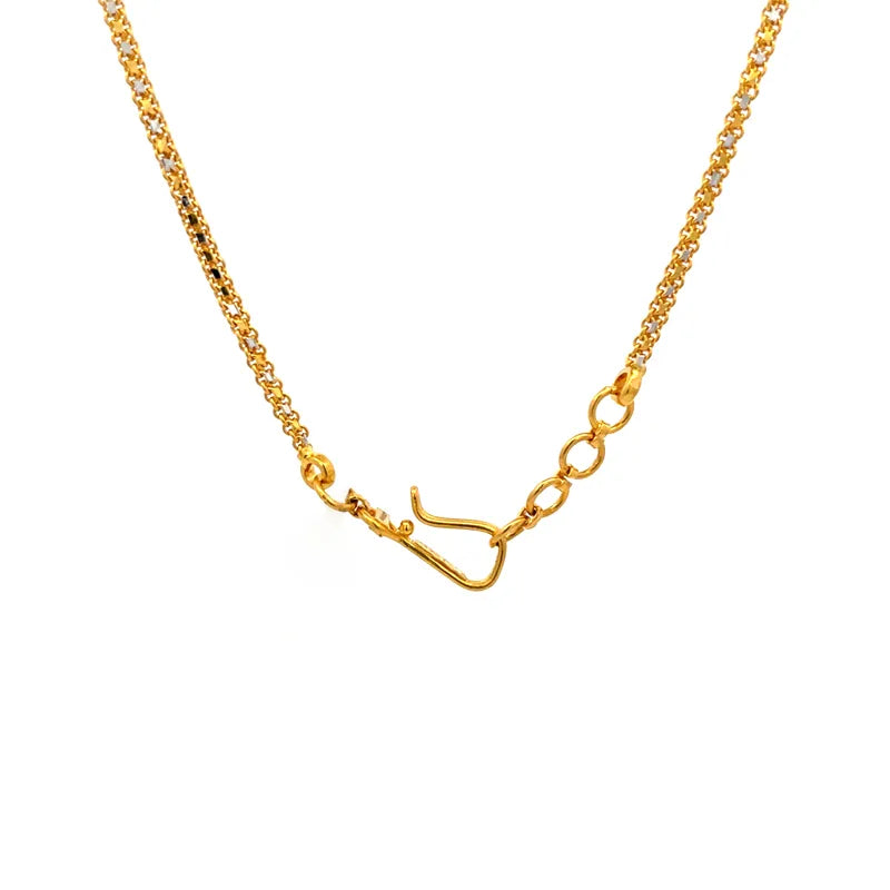 22K Gold Minakari Necklace Set