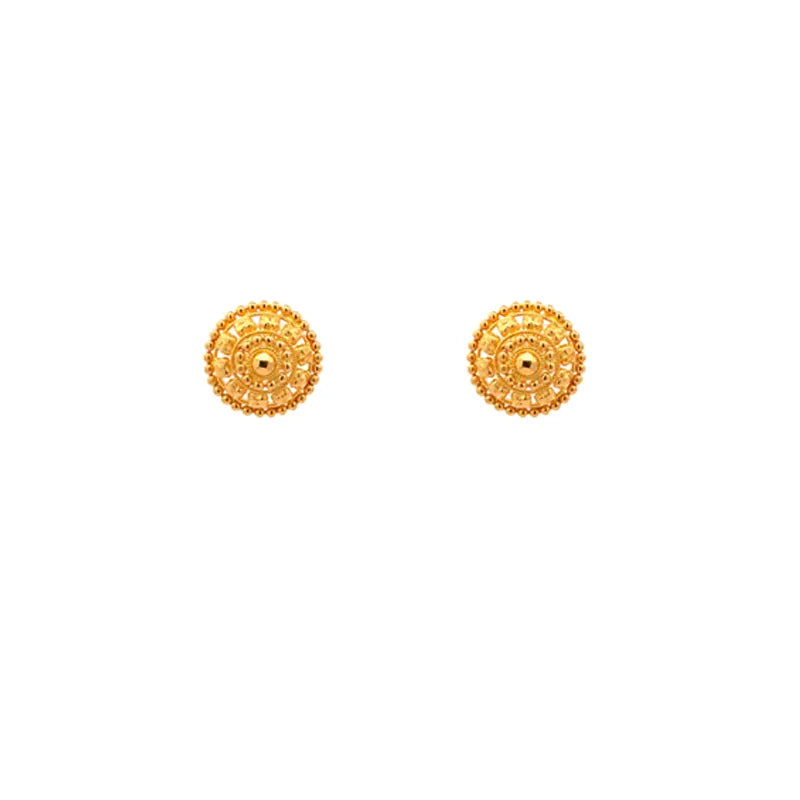 Elegant 22k Gold Chain Necklace Set
