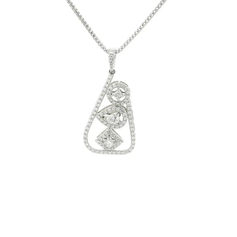 18K Gold Pendant Set