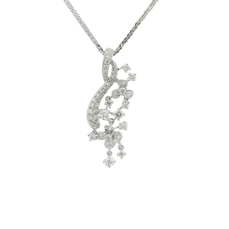 Beautiful Swirl design Pendant Set