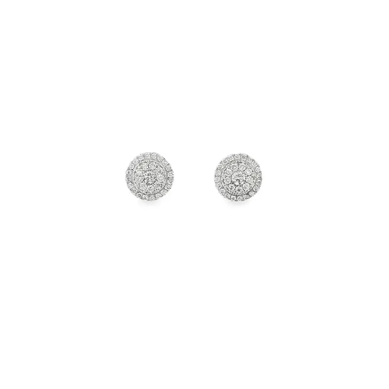 Elegant Gold Diamond Pendant Set