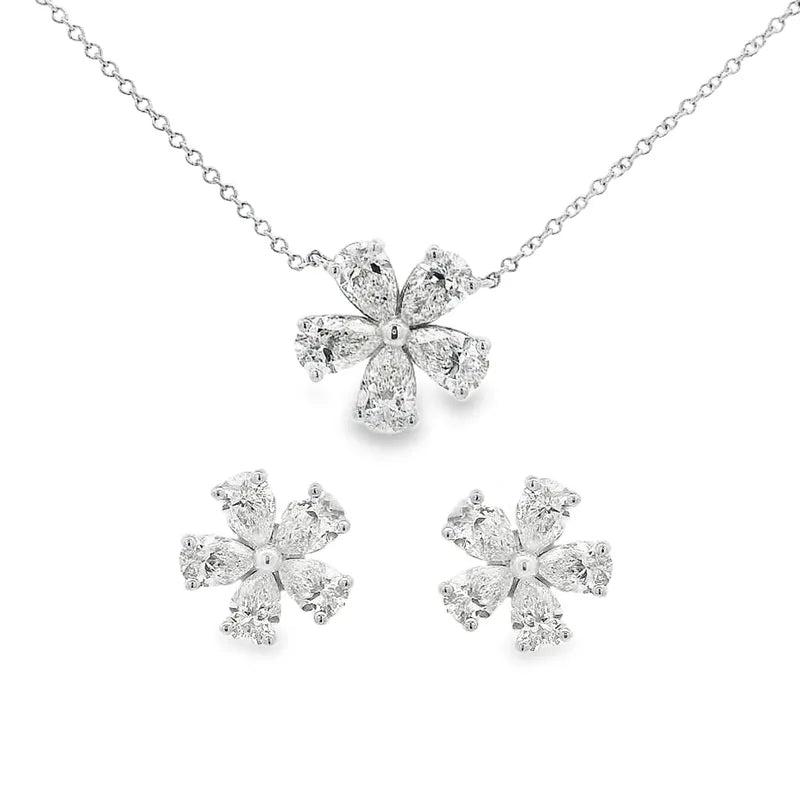 18K Gold Pendant Set