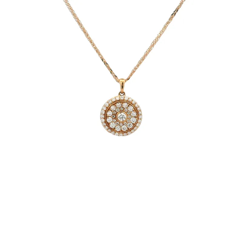 Elegant Diamond Pendant Set