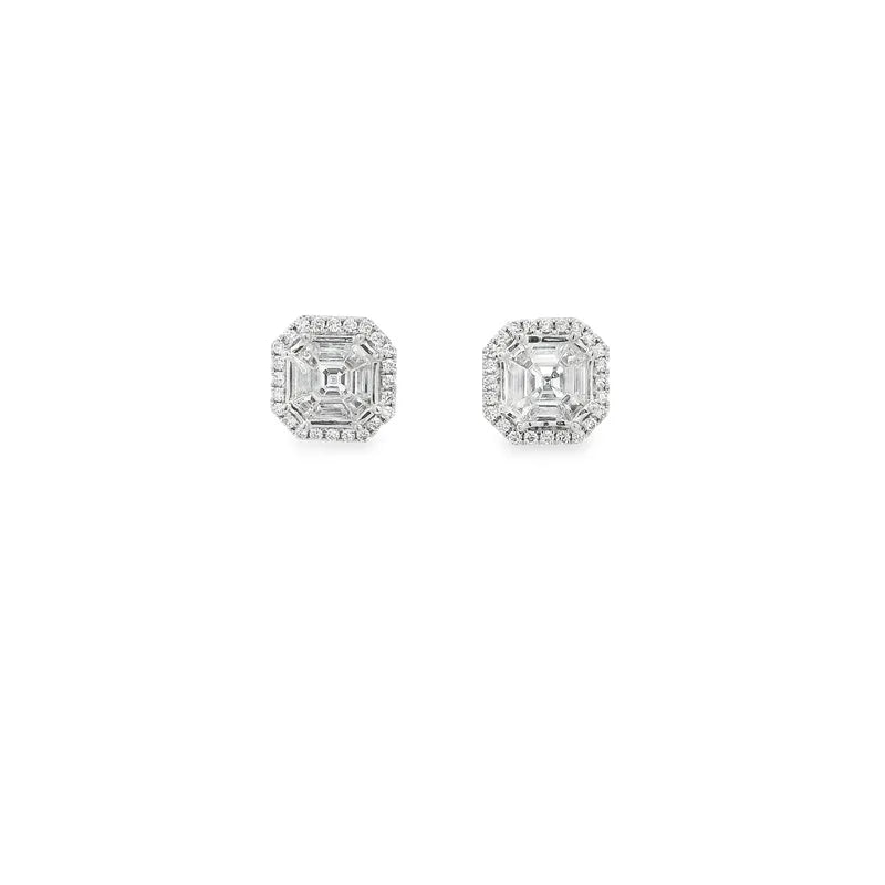 Elegant Diamond Pendant Set