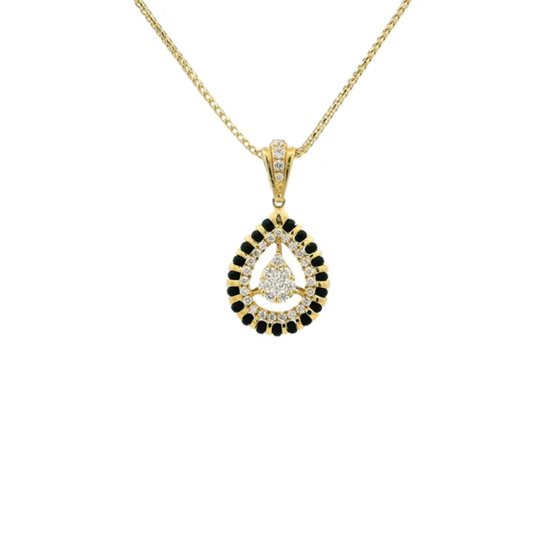Elegant Diamond Pendant Set