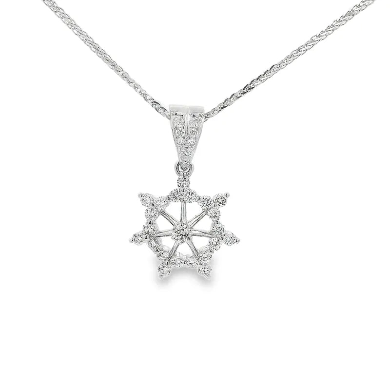 18K Gold Pendant Set