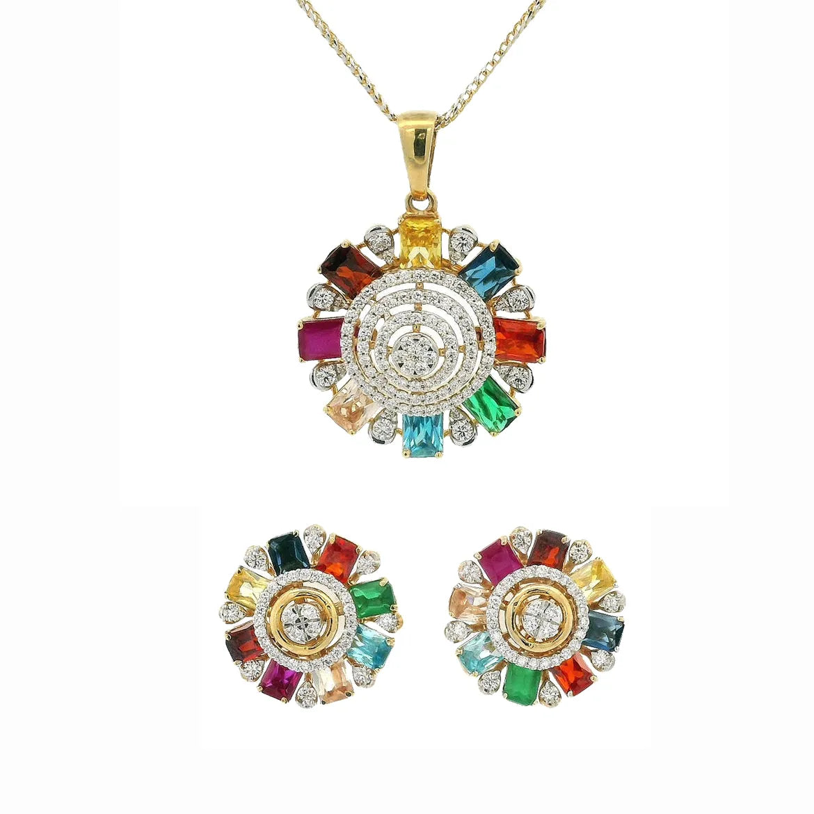 Vibrant Multicolor Jewelry Set