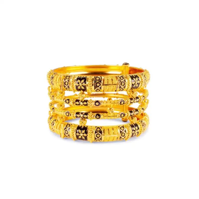 Elegant 22K Yellow Gold Kada Bangle for Women a Timeless Accessory