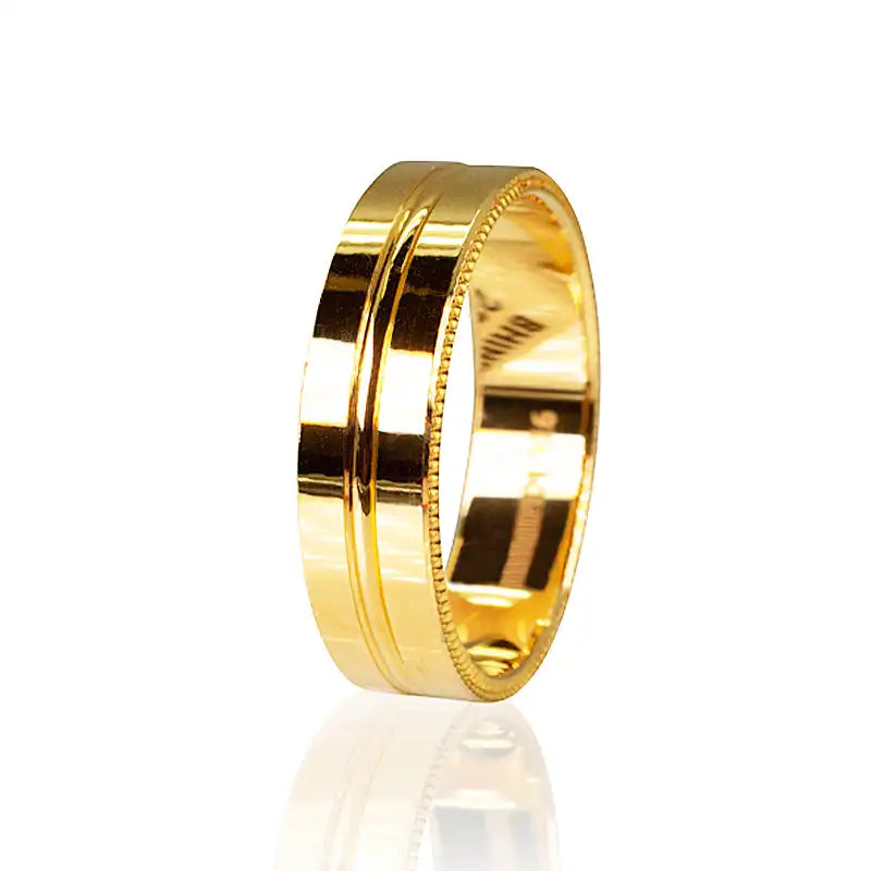 Wedding Band 22K Yellow Gold 3mm