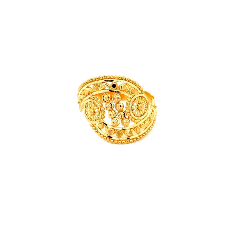 Elegant 22 Karat Yellow Gold Ring for Timeless Appeal and Everyday Sophistication