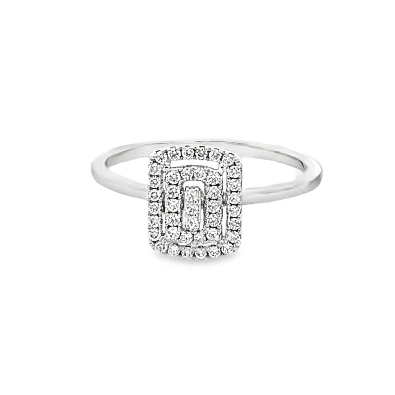 18K Gold Diamond Ring