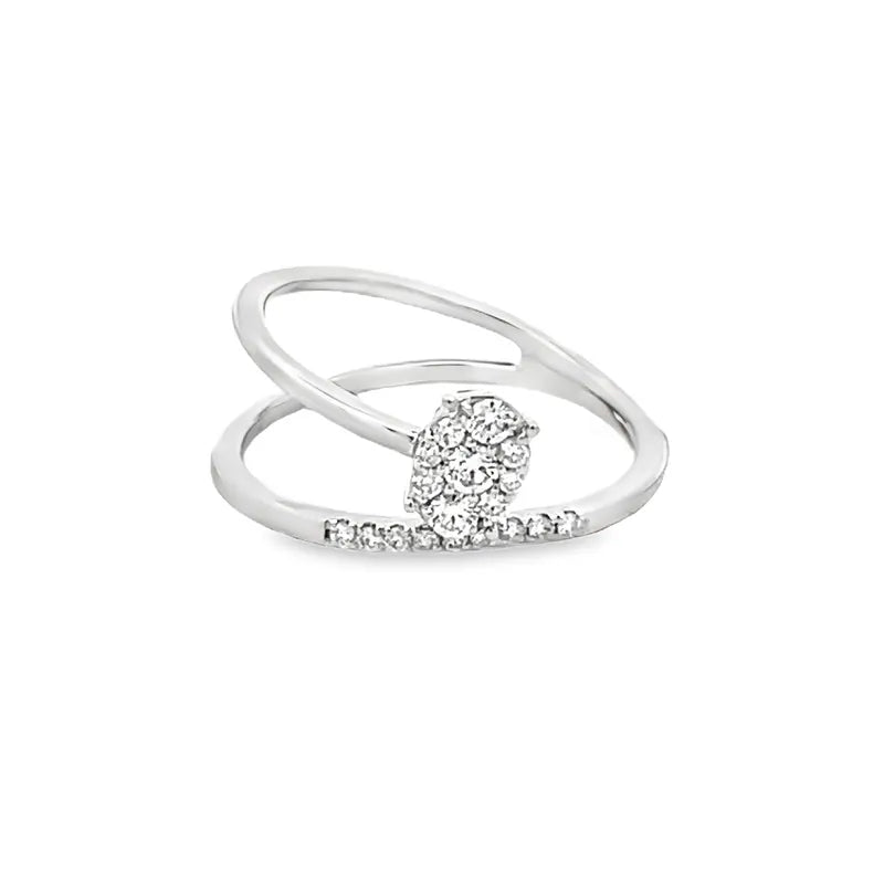 18K Gold Diamond Ring