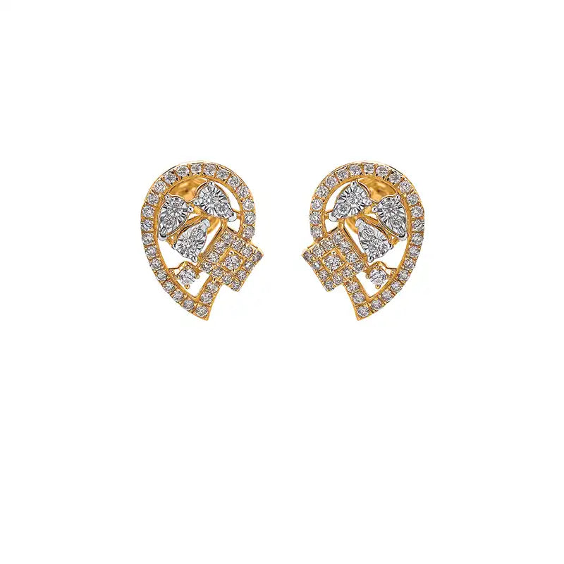 Almond drop shaped Pendant Set