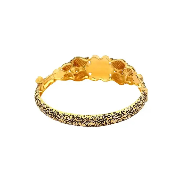 22K Gold Fashion Bangle - Free size