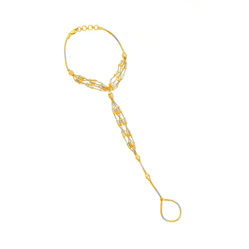 22k Yellow Gold Hand Jewelry