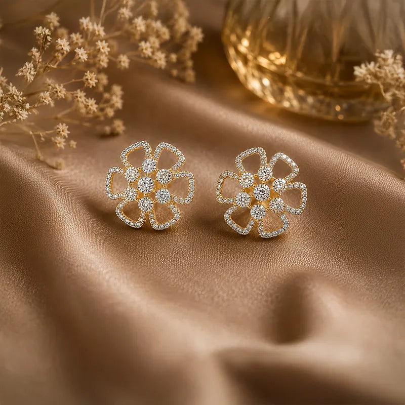 Elegant Floral Earrings