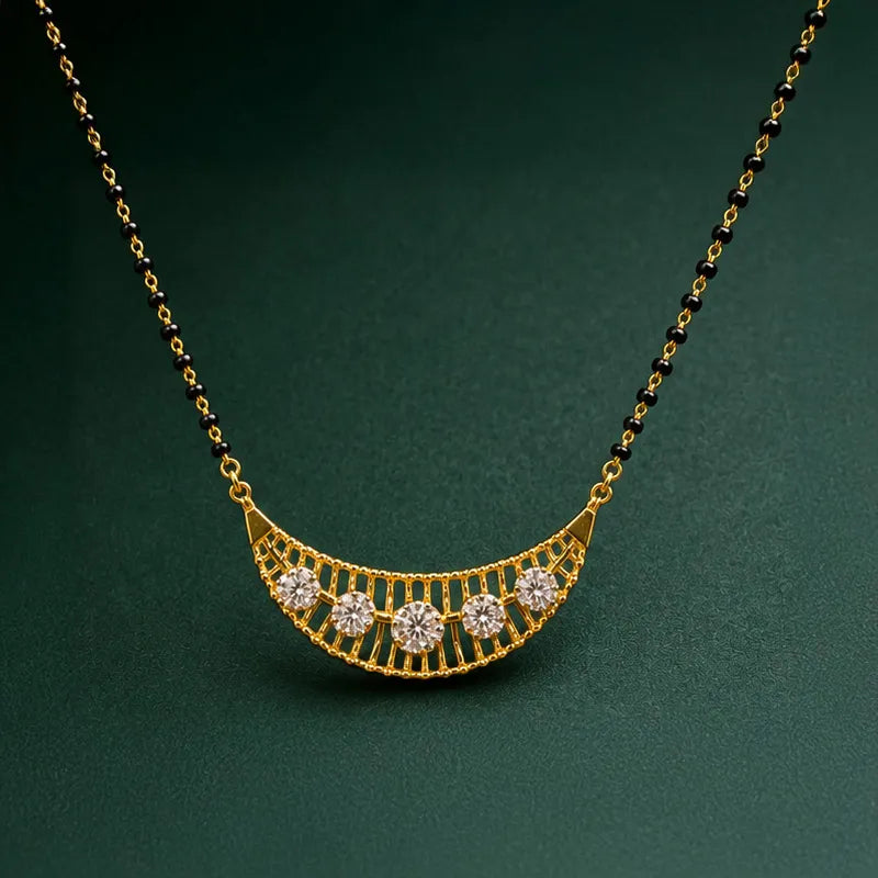 Captivating Layered Diamond Mangalsutra