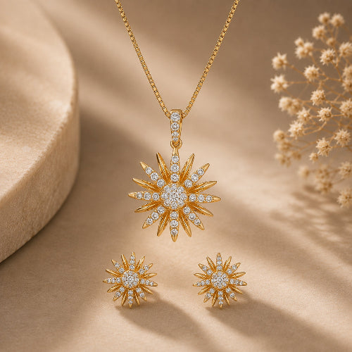 Diamond Pendant Sets