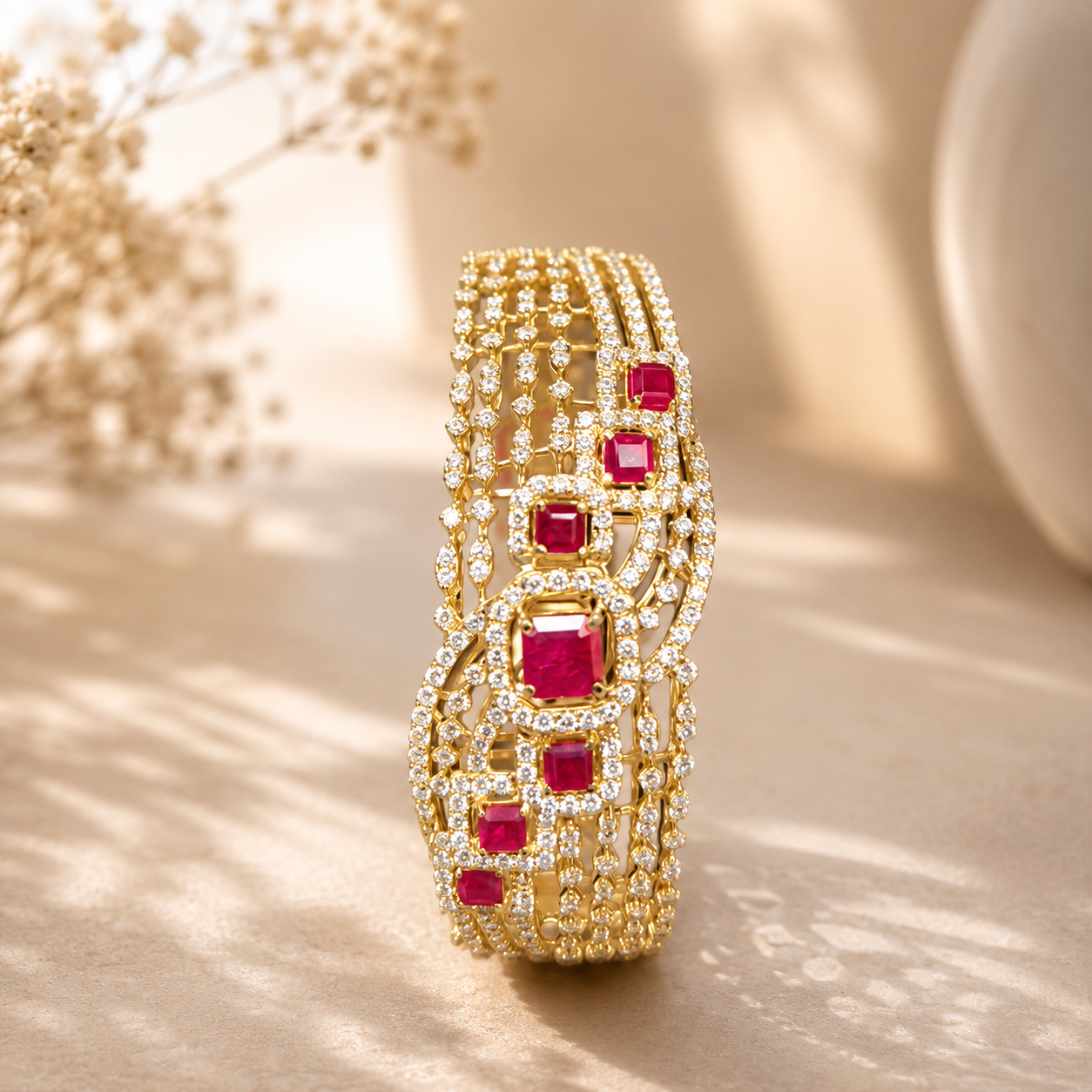 Gemstone Bangle Bracelets