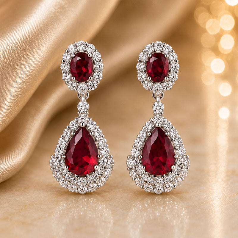 Ruby Earring