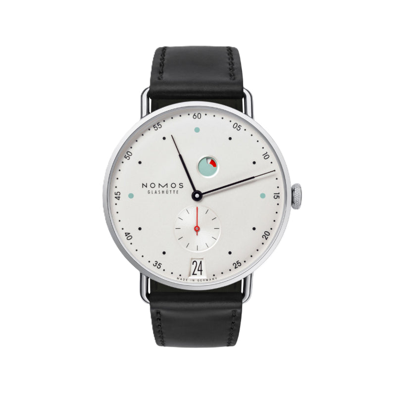 NOMOS Glash&uuml;tte Metro Date Power Reserve Watch