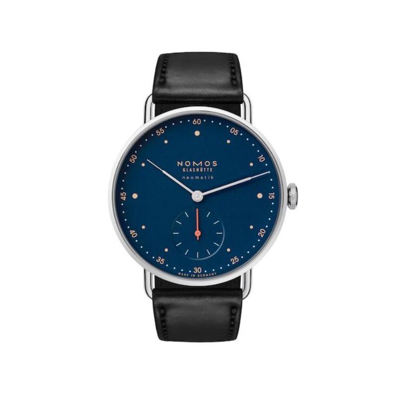 NOMOS Glash&uuml;tte Metro Neomatik Midnight Blue Watch